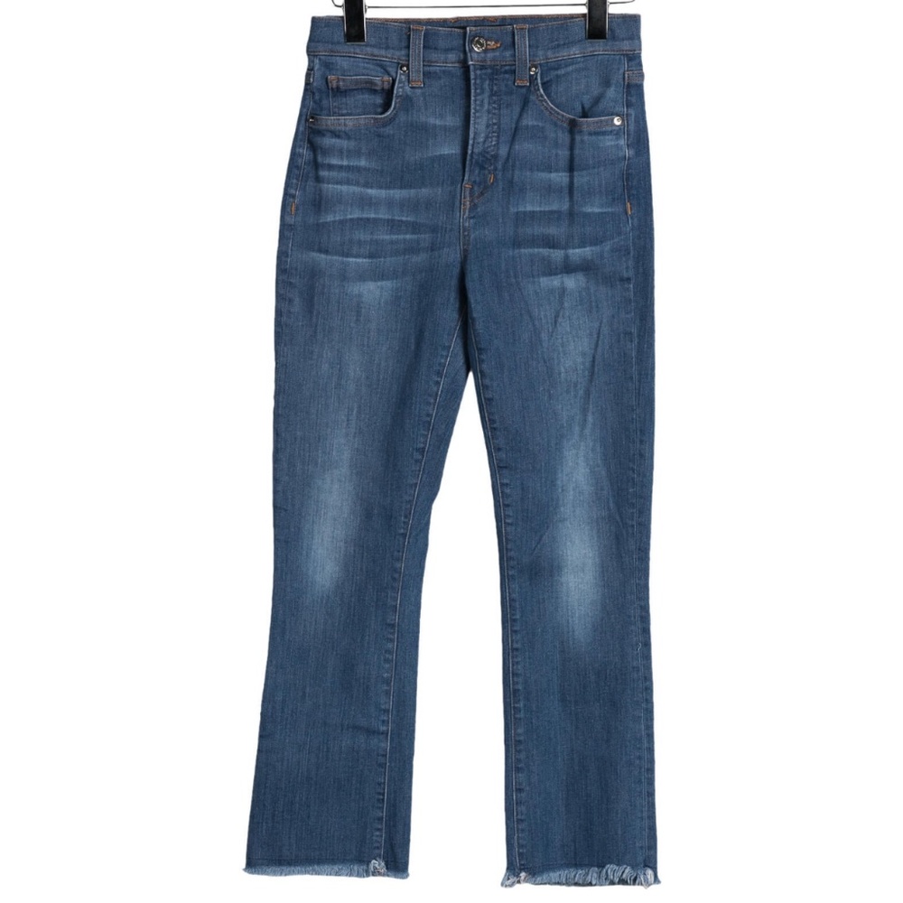 Veronica Beard Mid Rise Straight Leg Jeans 26